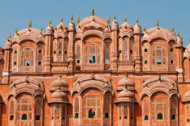 Hawa mahal mimarisi, yakın çekim