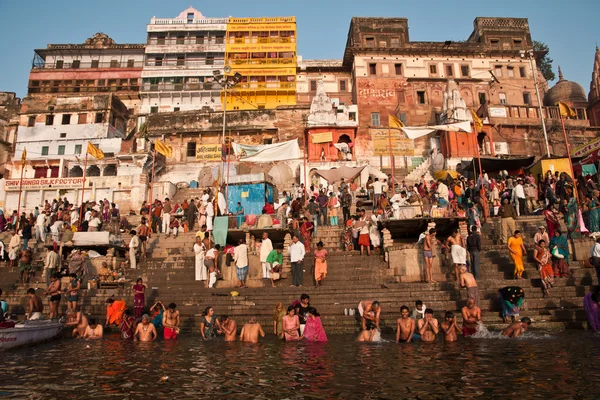 Varanasi ghats — Stok fotoğraf