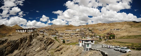 Panorama del villaggio di Kibber — Foto Stock