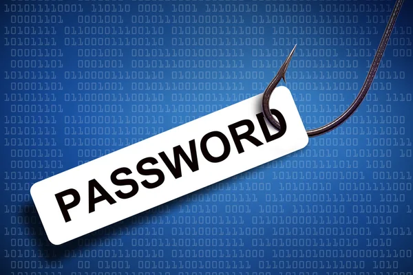 Passwort-Phishing — Stockbild Passwort-Phishing — Stockfoto