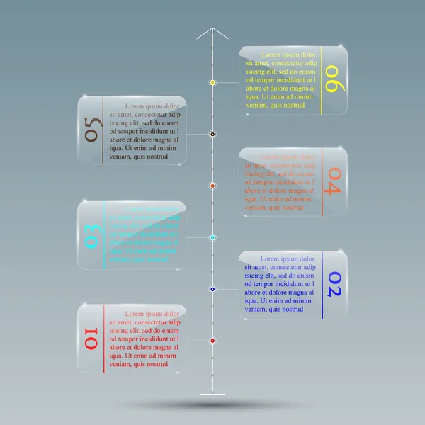 parlak dikey zaman çizgisi