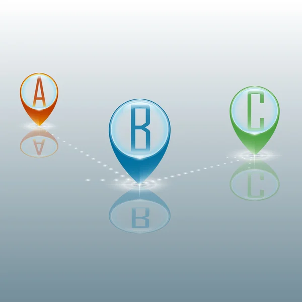 Üç adım Infographic