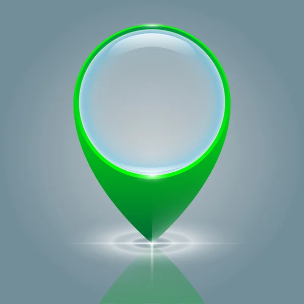 harita iğne ile şeffaf cam