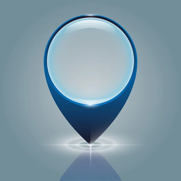 harita iğne ile şeffaf cam