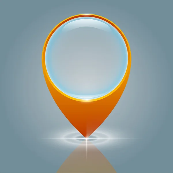 harita iğne ile şeffaf cam