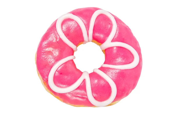 Donut aislado sobre fondo blanco — Foto de Stock