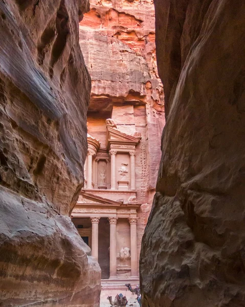 Kincstár, Petra, Jordan — Stock Fotó