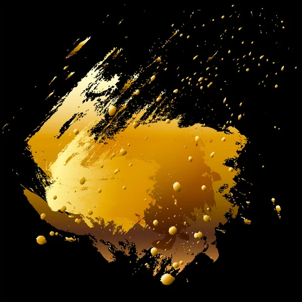 soyut tasarım öğesi. fırça konturu ve boya sıçramalarına vektör.