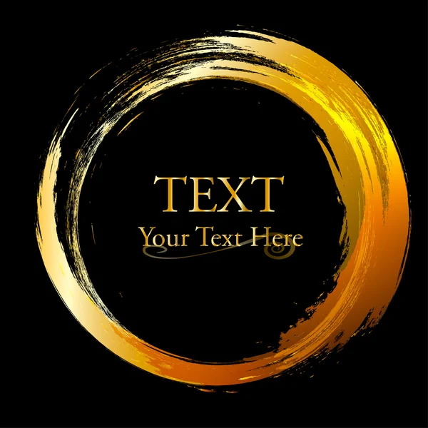 tasarlamak vektör tasarım öğesi. fırça ile boyalı daire kare