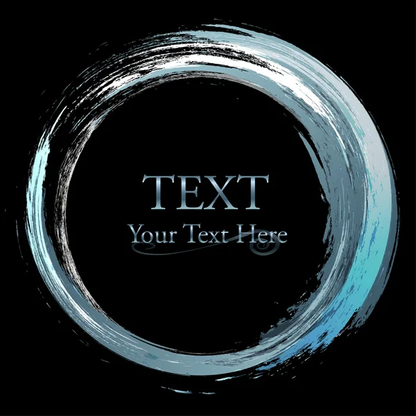 tasarlamak vektör tasarım öğesi. fırça ile boyalı daire kare