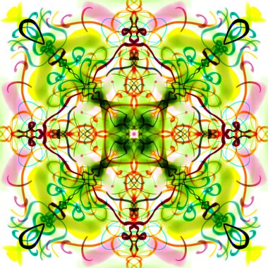 Derma mandala desen.