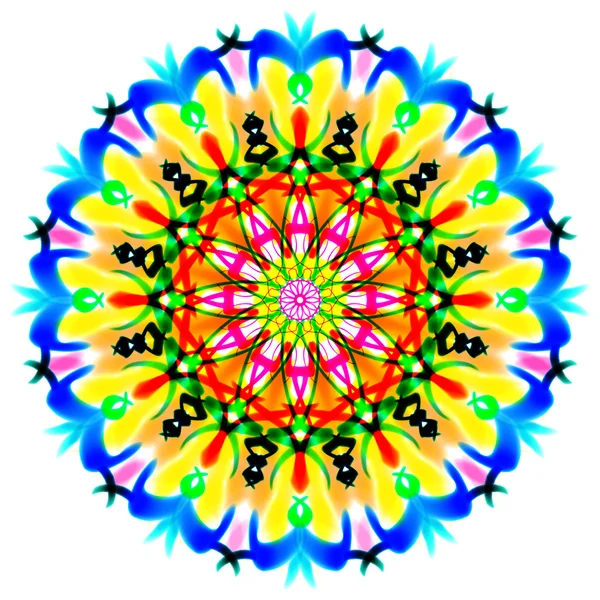 Kreis buntes Mandala-Muster. — Stockfoto