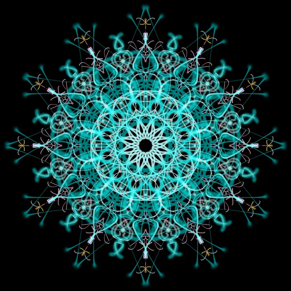 koyu arka plan üzerinde Neon desenleri.