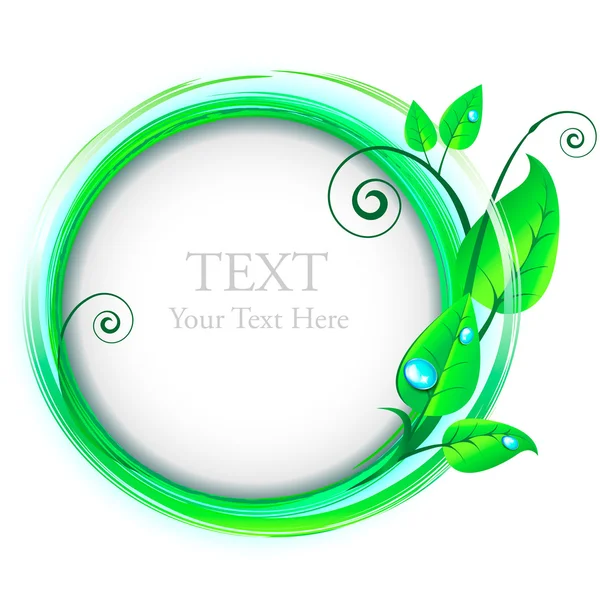 Pazar ve lea ile doğal design.vector kare kavramı