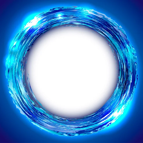 hafif lekeler koyu mavi zemin üzerine mavi ve gümüş çerçeveli.