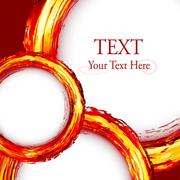 soyut tasarım elementwith fırça darbeleri ve sulu boya splashe