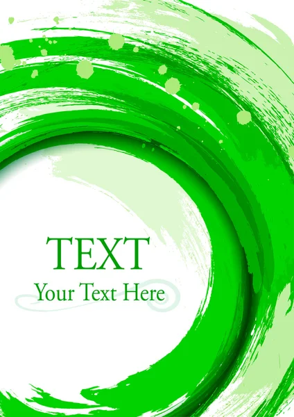 Yeşil dikey renkli kurumsal bir görünüm için. soyut tasarım el