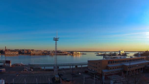 Morning in the terminal Nelsinki — Stock Video