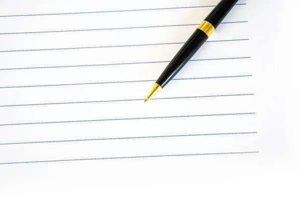 Pen and paper — Stock Photo, Image