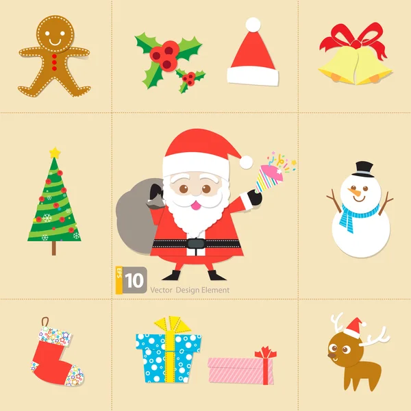 Vánoční ikony — Stock fotografie