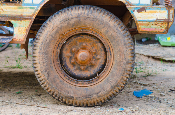Dirty old wheel