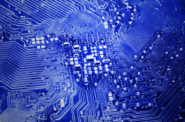 Close up Print Circuit Board — Stock Photo, Image