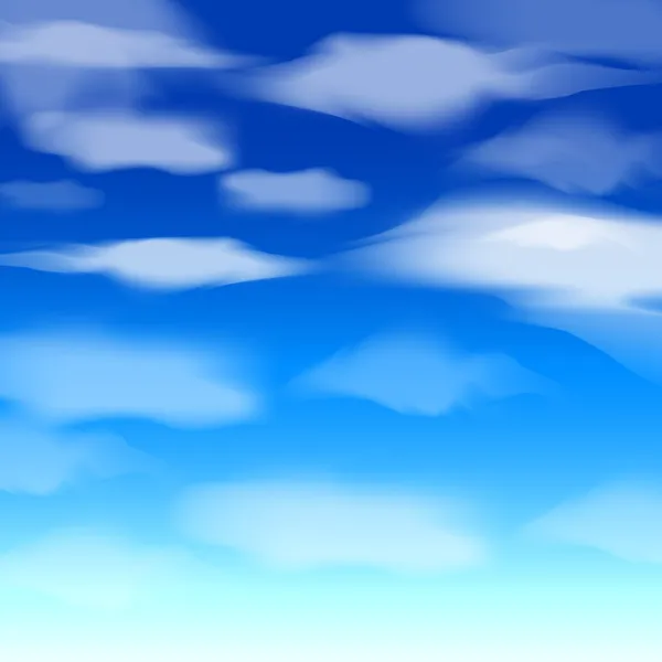 Vector eps10 blauwe hemelachtergrond — Stockvector