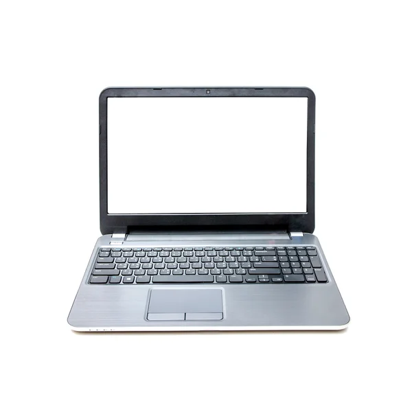 Isolierte Laptop-Computer-Mobilitätsschnittstelle. — Stockfoto