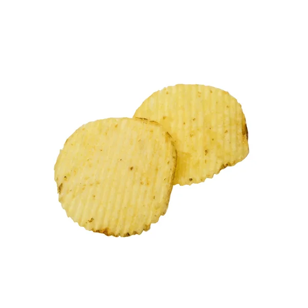 Isolated Potato chips — Stock Photo, Image