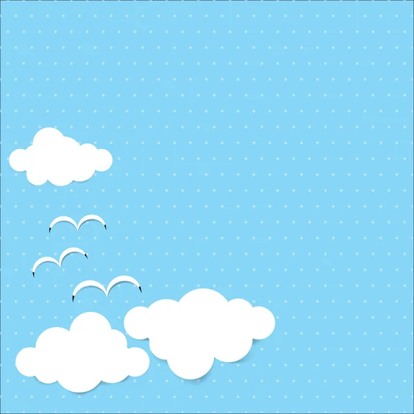 Dot background blue sky — Stock Vector