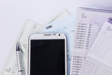hesap cüzdanı akıllı telefon