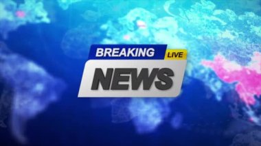 Breaking News template, Collection of news TV program titles on dark background. Breaking News text on a tag and badge. elegant and modern style, vector illustration EPS10.