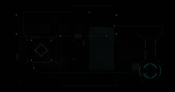 Abstract Background Futuristic Video Overlay User Interface Design Element Text — Image vectorielle