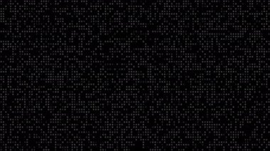 Dot and line digital abstract background, Cyber futuristic concept, Shallow depth of field and grain processed