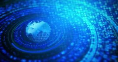 3D Rendering HUD head up display interface with video overlay,cyber futuristic and technology concept, Video design element