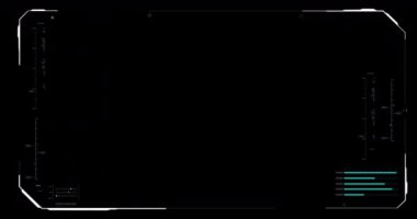 Siber gelecekçi video örtüşmesi, Teknoloji HUD Görüntü arayüzü, Geniş ekran oranı