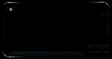 Siber gelecekçi video örtüşmesi, Teknoloji HUD Görüntü arayüzü, Geniş ekran oranı