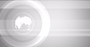 Soyut arkaplan dünya haritası, fotokopi alanı ile Siber fütüristik teknoloji kavramı, 2B Geometri temel şekil örtüsü Teknoloji arka planı