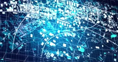 Oyun ve film için siber fütüristik kullanıcı arayüzü, Teknoloji HUD Görüntü arayüzü, Geniş ekran oranı