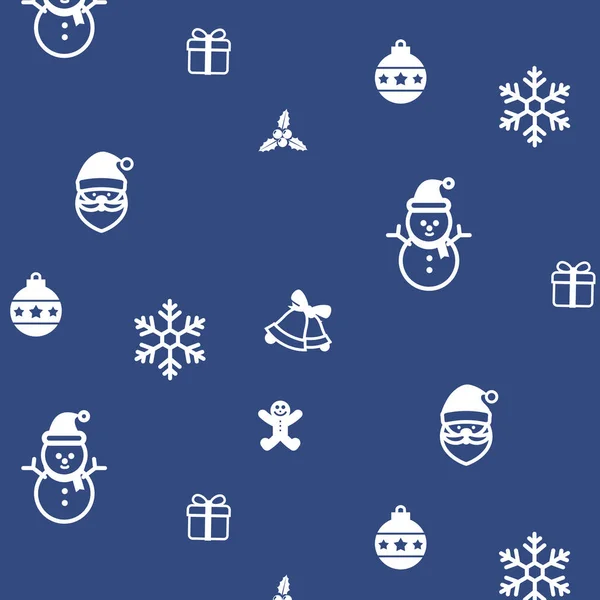 Abstraktní Pozadí Vánoční Prvek Plochý Design Vánoční Textura — Stockový vektor