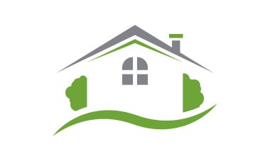 simple real estate logo vector