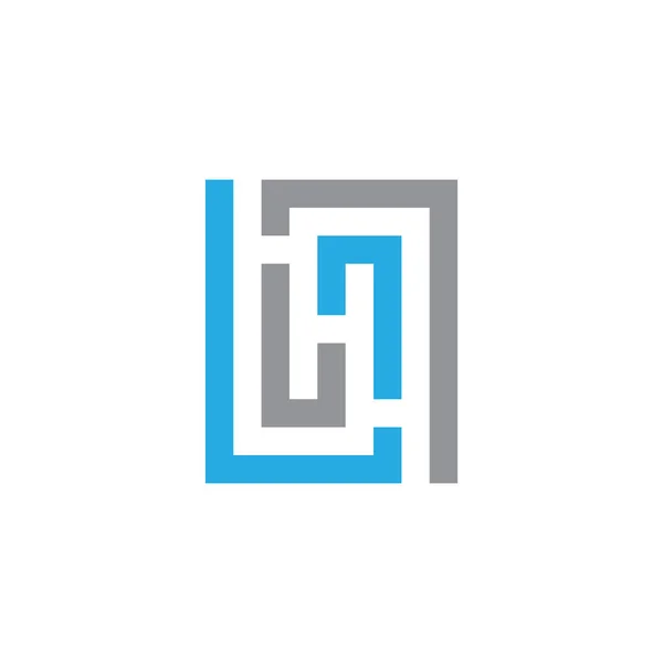 Letra Inicial Vector Logo Único — Vector de stock