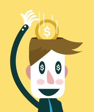 İş adamına odaklanan hedef .