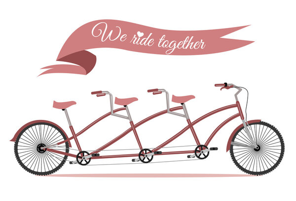 Triplet family bike.