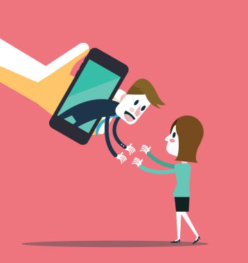 insanlar akıllı telefon bağlanmak.