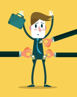 işadamı, iş eller tarafından soygun olsun.