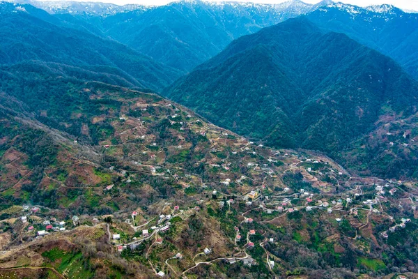 Εθνικό Πάρκο Mtirala Adjara Γεωργία Αεροφωτογραφία — Φωτογραφία Αρχείου