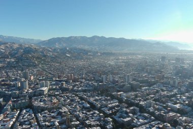 Batum, Gürcistan - 22 Ocak 2021: Şehrin havadan görünüşü