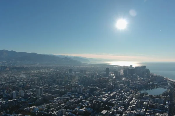 Batum Gürcistan Ocak 2021 Şehrin Havadan Görünüşü — Stok fotoğraf