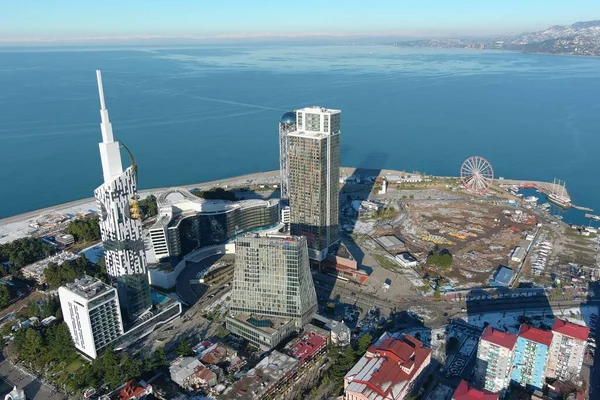 Batumi Geórgia Janeiro 2021 Vista Aérea Cidade — Fotografia de Stock